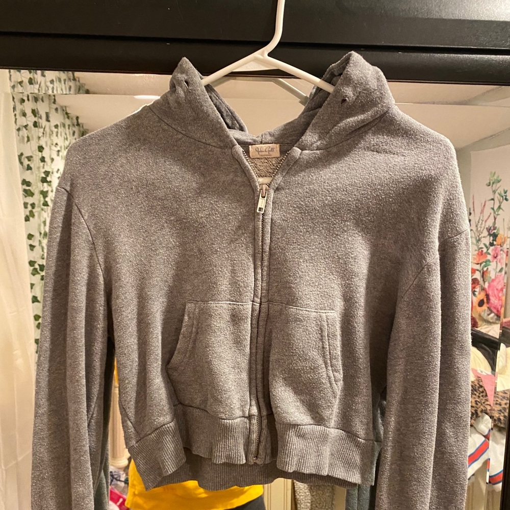 Cropped brandy hoodie!!